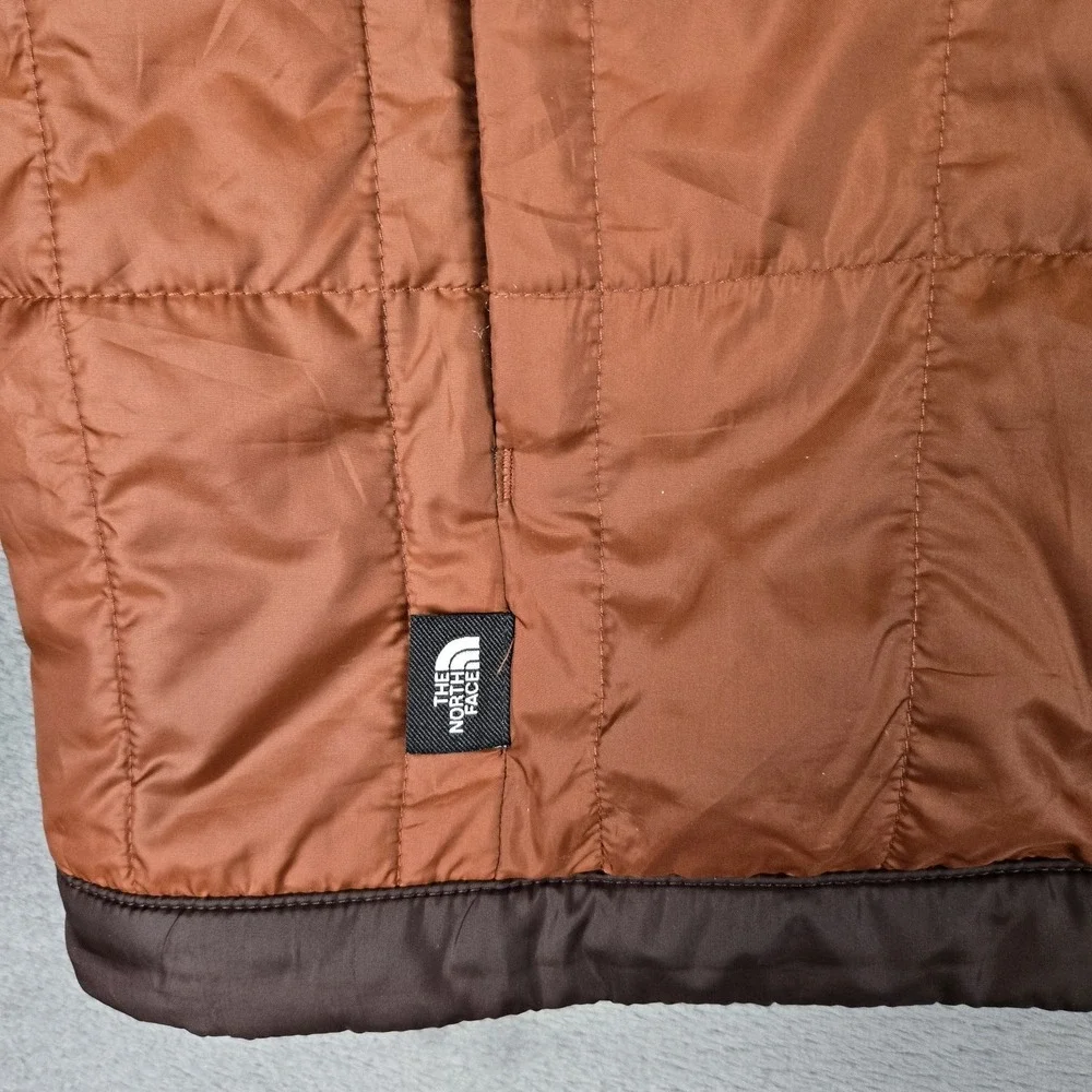 The North Face Circaloft Jacket Mens XL Brown Full Zip Insulated Puffer NF0A84HK